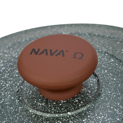 „Ωmega” oala cu strat antiaderent de piatră si capac 28cm