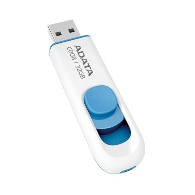 ADATA Pendrive 32GB, Biela - AC008-32G-RWE