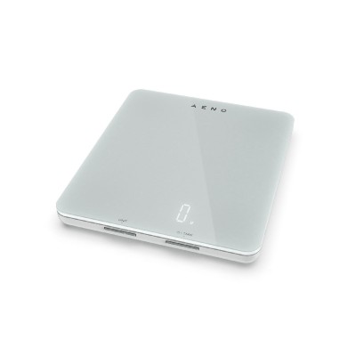 cântare de bucătărie inteligente, capacitate maximă de 8 kg, afișaj LED, conexiune Bluetooth, suprafață din sticlă temperată