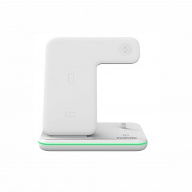 Încărcător wireless CANYON 3-în-1, alb