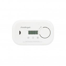 FireAngel FA6812-EU szén-monoxid vészjelző, cserélhető elem, 10 év várható üzemidő, LCD kijelző, fehér