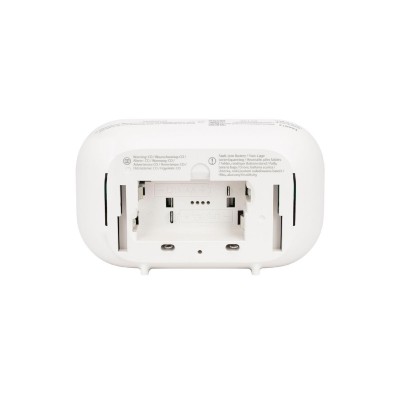 FireAngel FA6812-EU szén-monoxid vészjelző, cserélhető elem, 10 év várható üzemidő, LCD kijelző, fehér