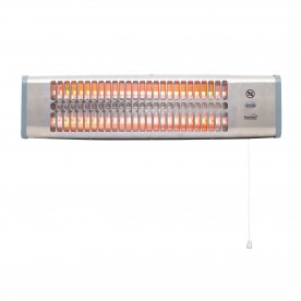 HOME FK20 kvarccsöves fűtőtest, 1200 W, 2 fokozat, fémház, falra szerelhető kivitel
