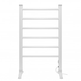 Home FTW22 Fűtött, elektromos ruhaszárító, 90 W, alumínium, szabadon álló kivitel, 50 °C állandó hőmérséklet, vízálló kapcsoló, IPX2