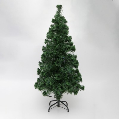 Decor brad din fibra optica, 120cm, LED