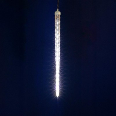 Ghirlandă luminoasă sloi de gheață, alb rece, adaptor IP44