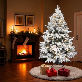 Brad artificial, cu iluminare LED încorporată, înălțime 210 cm