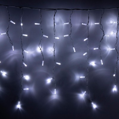 Ghirlanda luminoasa, 200 LED-uri, cablu alb, pentru utilizare în exterior