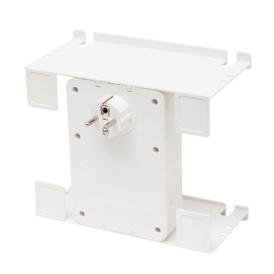 Home NV41USB tálcás USB-s elosztó, 4 földelt aljzat, 4 USB aljzat össz. 1,9A, elforgatható csatlakozódugó, max.3680W