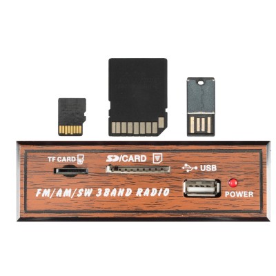 Retro prenosné rádio, AC-DC, MP3-BT, 3-pásmový