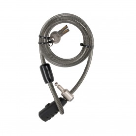 STANLEY S741-159 családi kulcskábeles kerékpár zár, 3 kulcsos, 2400 mm hosszúság