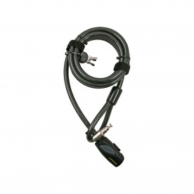 STANLEY S741-163 családi kulcskábeles kerékpár zár, 3 kulcsos, 2400 mm hosszúság