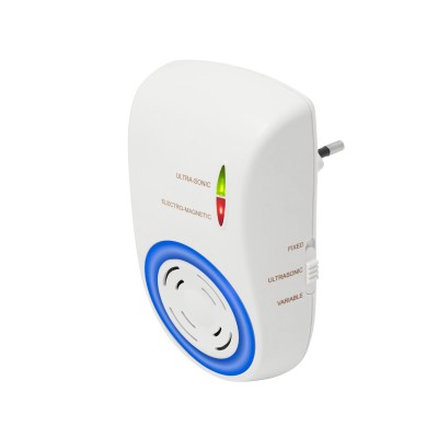 Ultrazvukový a elektromagnetický odpudzovač hlodavcov, DualEffect - UH12